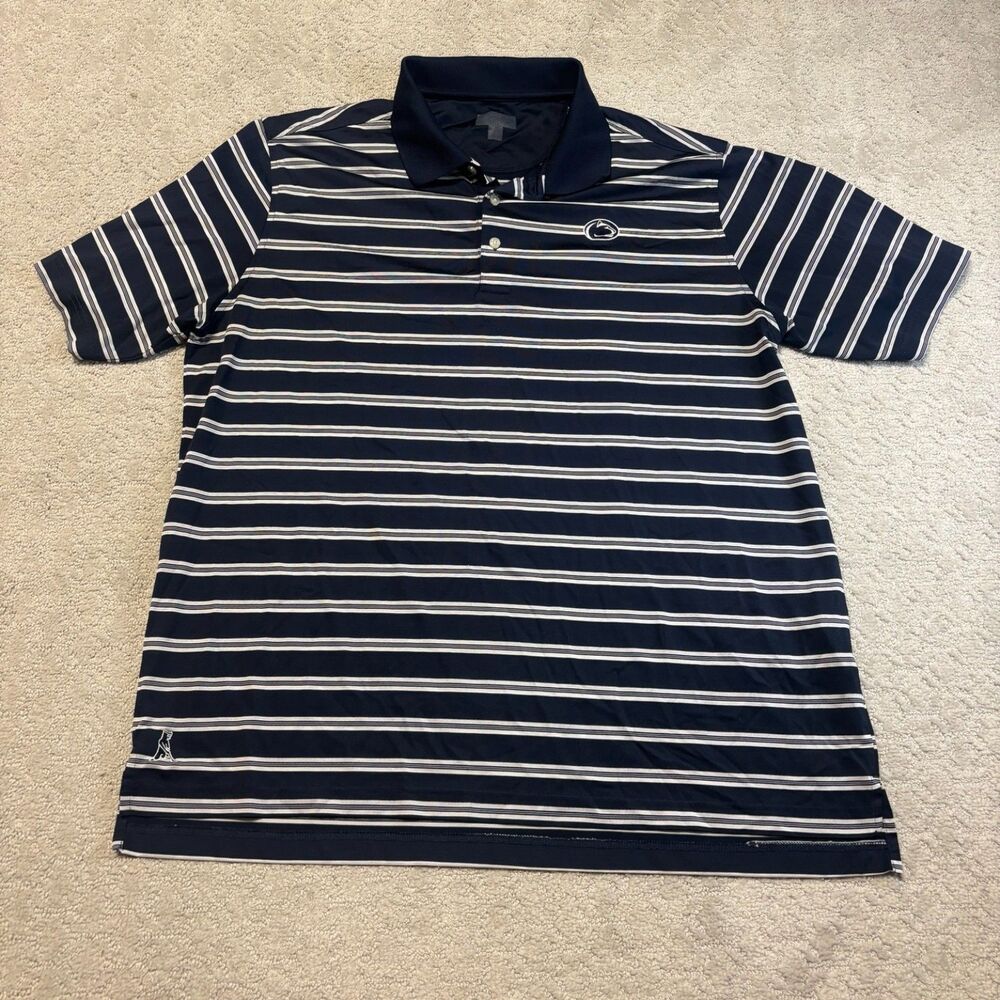 Ping Golf Polo Penn State Striped XL Navy